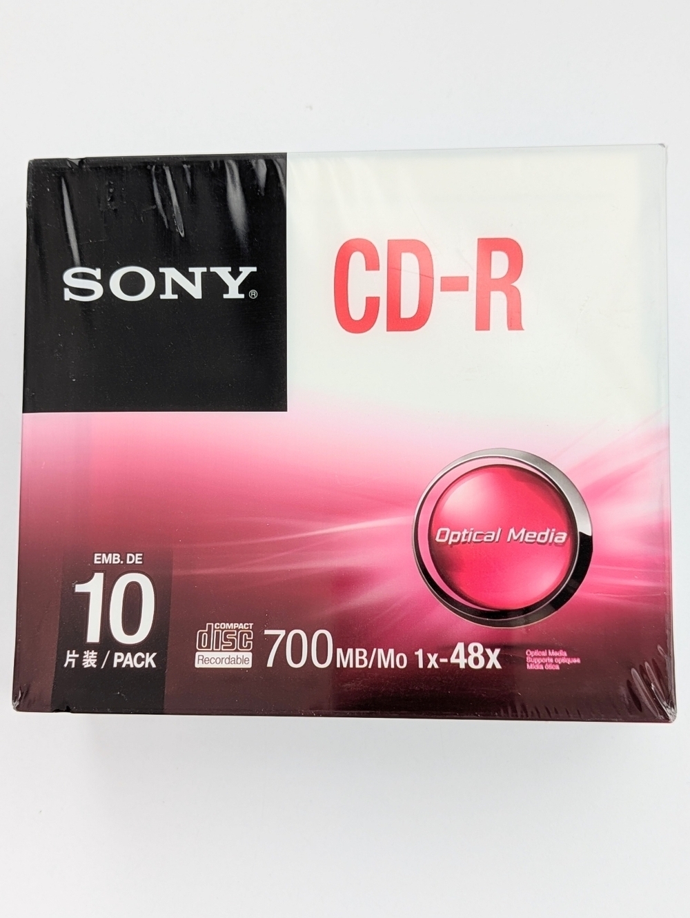 Sony CD-R 700MB 1X-48X 10-Pack